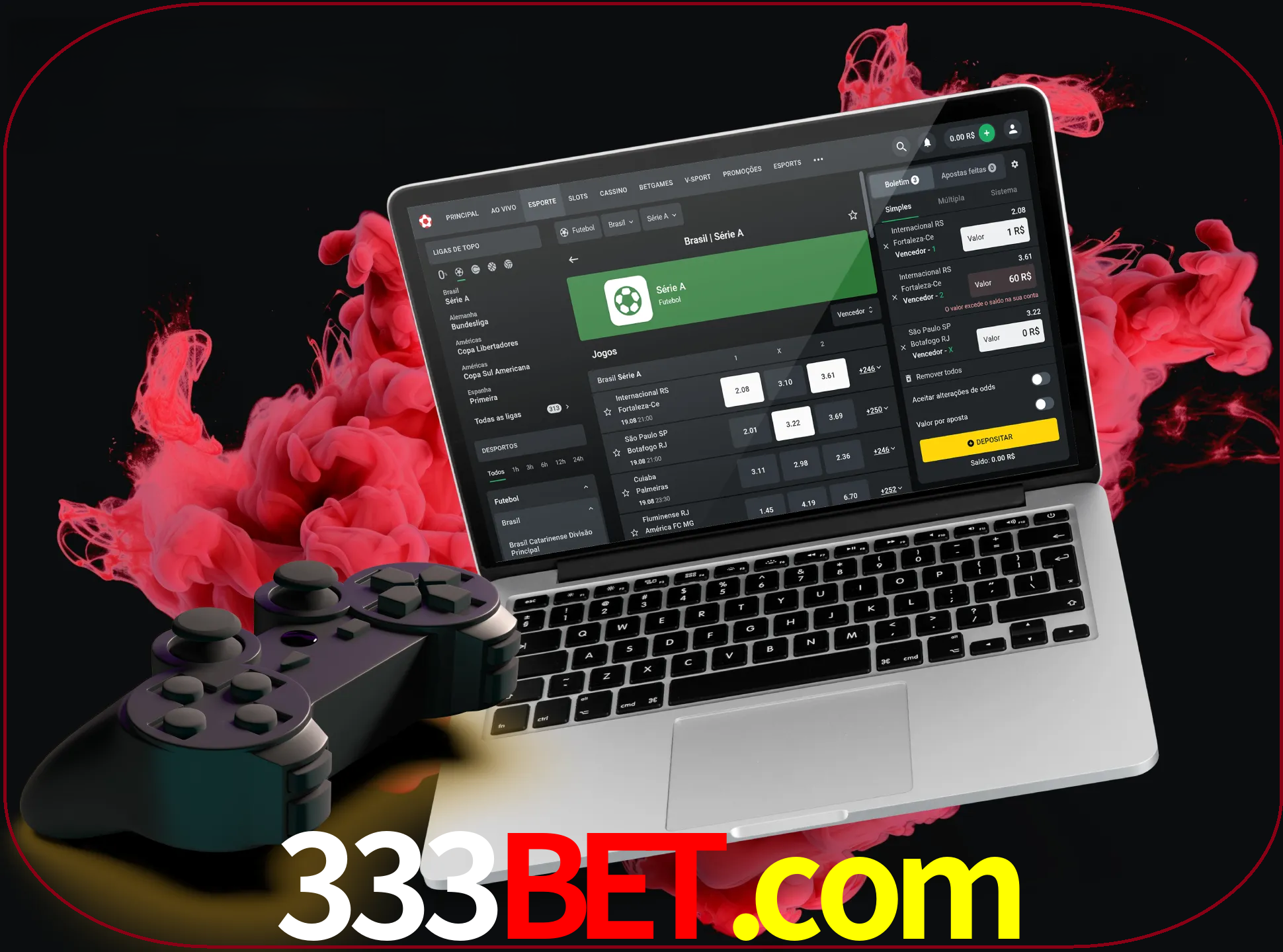 Visite a secção especial de jogos de vídeo em 333bet para descobrir em que jogos pode apostar e ganhar muito dinheiro.